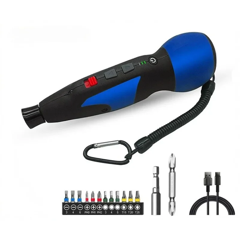 Mini Electric Screwdriver with Dual Speed Adjustable Handheld Charging Multifunctional Household Small Drill
Mini Electric Screwdriver with Dual Speed Adjustable Handheld Charging Multifunctional Household Small Drill