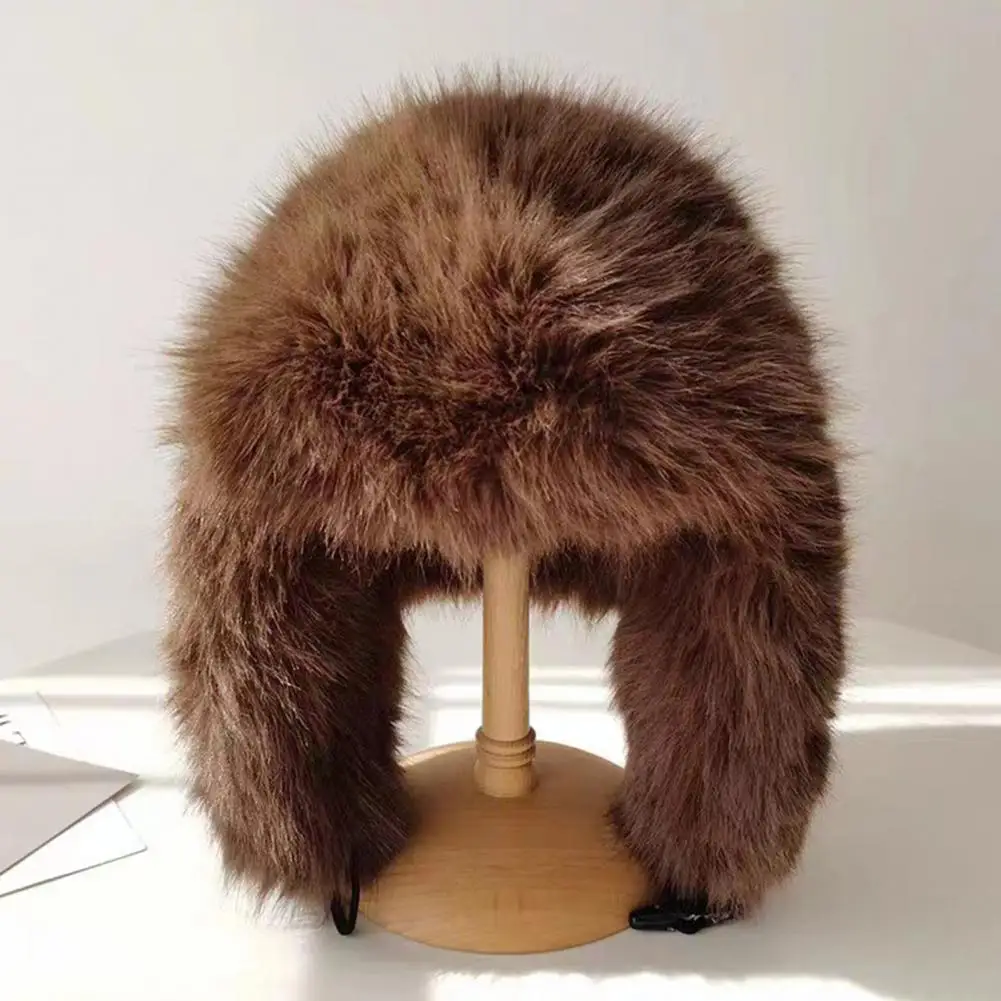 Women Winter Hat Women's Plush Lei Feng Hat with Faux Fox Fur for Winter Long Ear Protection Thermal Insulation Plush Design Hat
Women Winter Hat Women's Plush Lei Feng Hat with Faux Fox Fur for Winter Long Ear Protection Thermal Insulation Plush Design Hat