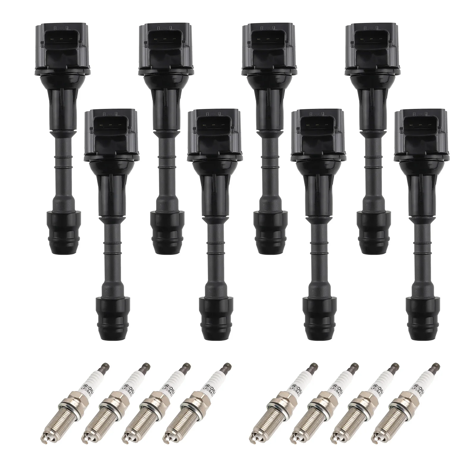 Ignition Coil + Spark Plug for Nissan Armada Pathfinder Titan Infiniti QX56 5.6L
Ignition Coil + Spark Plug for Nissan Armada Pathfinder Titan Infiniti QX56 5.6L
