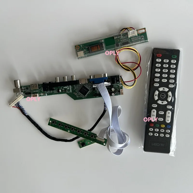 TV Controller driver board kit for LTD121EX LTD121EXPK 12.1" 1280X768 VGA HDMI-compatible USB RF LCD panel AV screen monitor DIY
TV Controller driver board kit for LTD121EX LTD121EXPK 12.1" 1280X768 VGA HDMI-compatible USB RF LCD panel AV screen monitor DIY