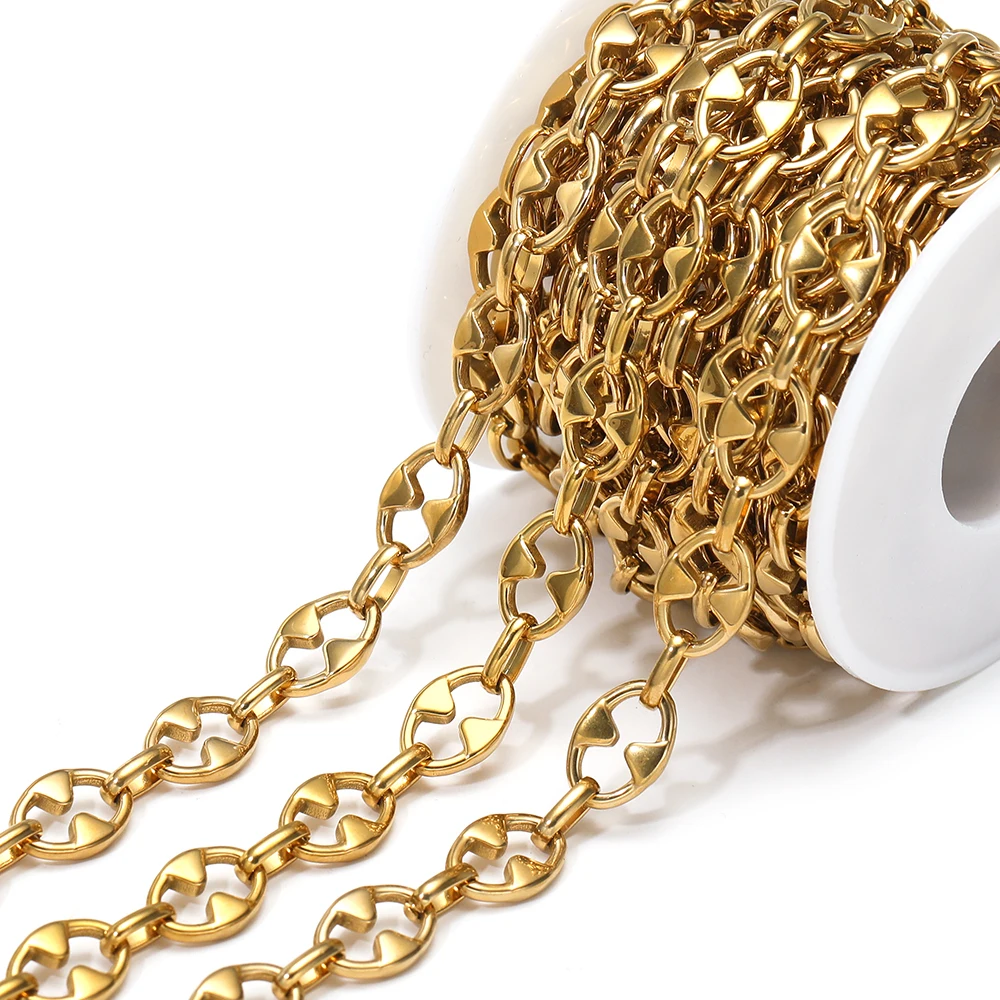1 Meter Stainless Steel Rolo Cable Chunky Chains Handmade Chain for DIY Hip Hop Jewelry Material Necklaces Bracelets Making Bulk
1 Meter Stainless Steel Rolo Cable Chunky Chains Handmade Chain for DIY Hip Hop Jewelry Material Necklaces Bracelets Making Bulk