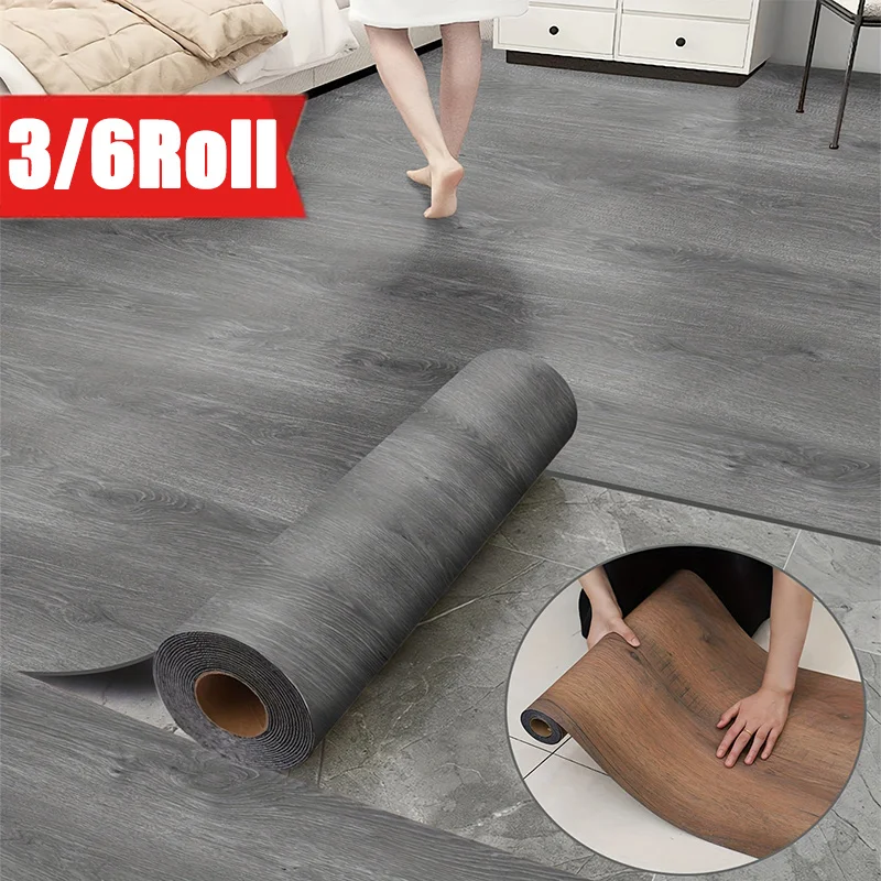 3/6 Rolls 23.6X118Inch Wood Grain Self-Adhesive Floor Sticker with Aluminum Foil Backing- Waterproof-Proof Scratch-Resistant Floor Renovation Decal, Suitable Kitchen Floor-Stain, Bathroom Floor -Slip
3/6 Rolls 23.6X118Inch Wood Grain Self-Adhesive Floor Sticker with Aluminum Foil Backing- Waterproof-Proof Scratch-Resistant Floor Renovation Decal, Suitable Kitchen Floor-Stain, Bathroom Floor -Slip