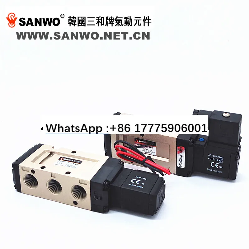 Solenoid valve SVF5120-5G/4DZ-03 imported two-position five-way solenoid valve
Solenoid valve SVF5120-5G/4DZ-03 imported two-position five-way solenoid valve