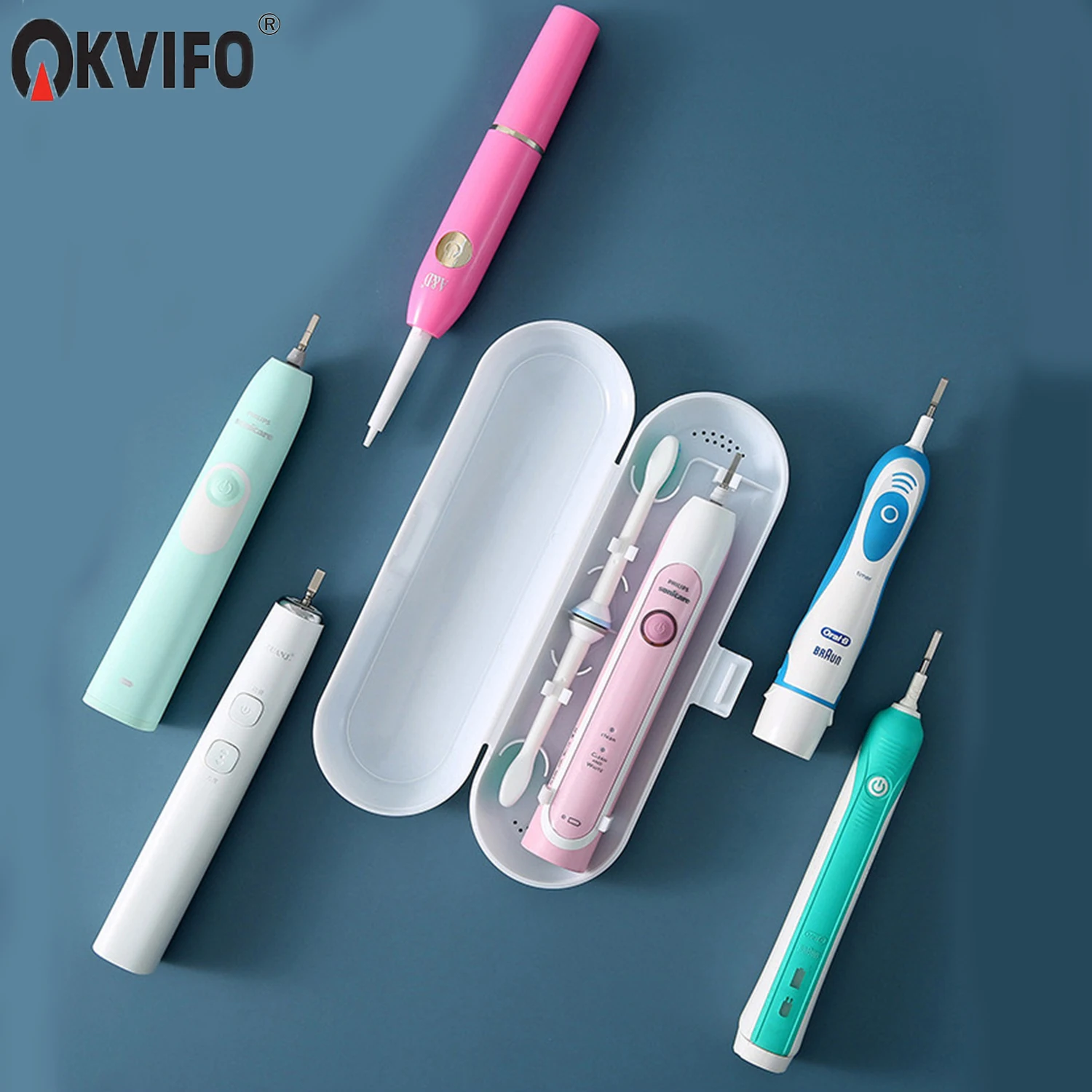 Toothbrush&Toothpaste Holders with Protective Cover, Portable Travel Case for Oral B Electric Toothbrush Handle Storage Box
Toothbrush&Toothpaste Holders with Protective Cover, Portable Travel Case for Oral B Electric Toothbrush Handle Storage Box