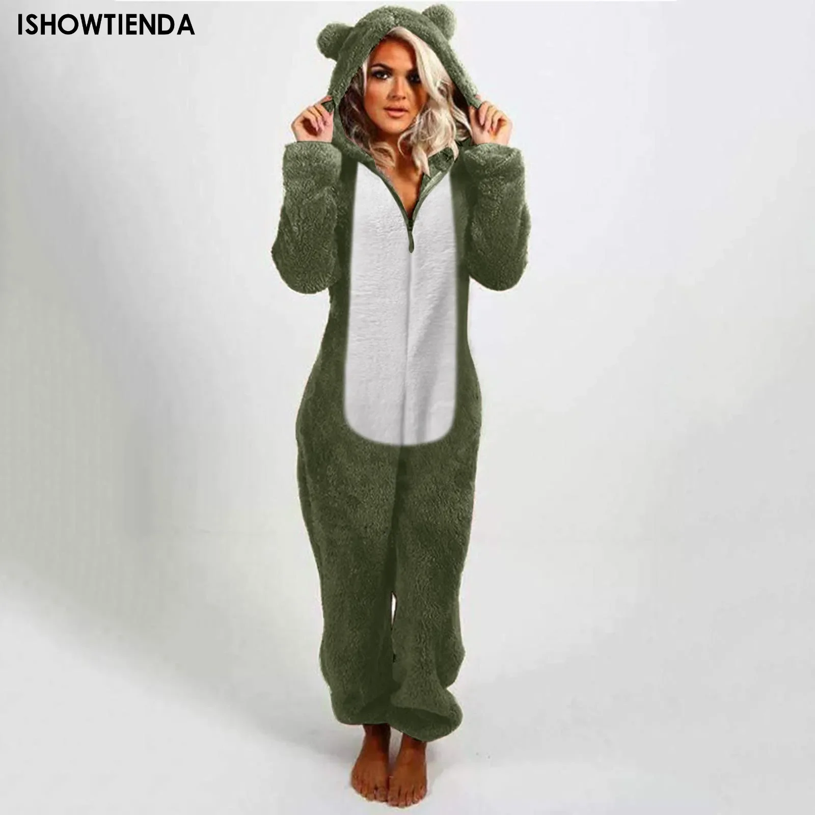 Plus Size Coral Fleece Jumpsuit For Women Christmas Pajamas One-piece Pyjamas Winter Warm Women Hooded Onesies Sleepwear S-3xl
Plus Size Coral Fleece Jumpsuit For Women Christmas Pajamas One-piece Pyjamas Winter Warm Women Hooded Onesies Sleepwear S-3xl