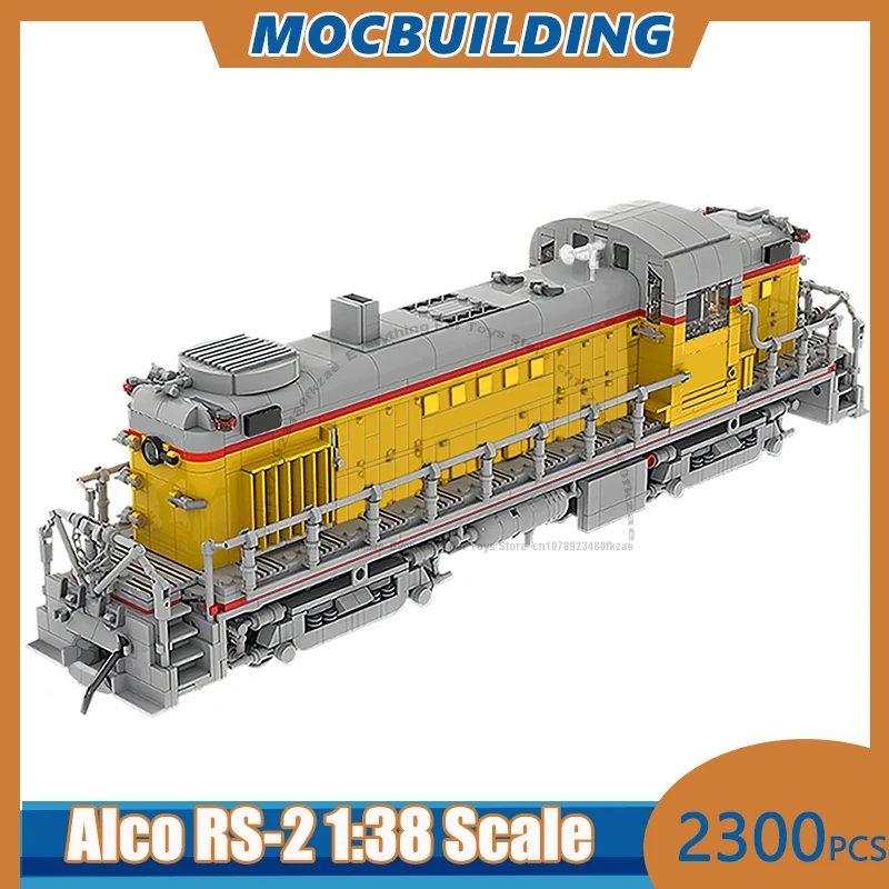 Alco RS-2 масштаб 1:38 модель поезда MOC строительные блоки DIY сборка кирпичей транспортная коллекция креативные игрушки подарки 2272 шт.
Alco RS-2 масштаб 1:38 модель поезда MOC строительные блоки DIY сборка кирпичей транспортная коллекция креативные игрушки подарки 2272 шт.