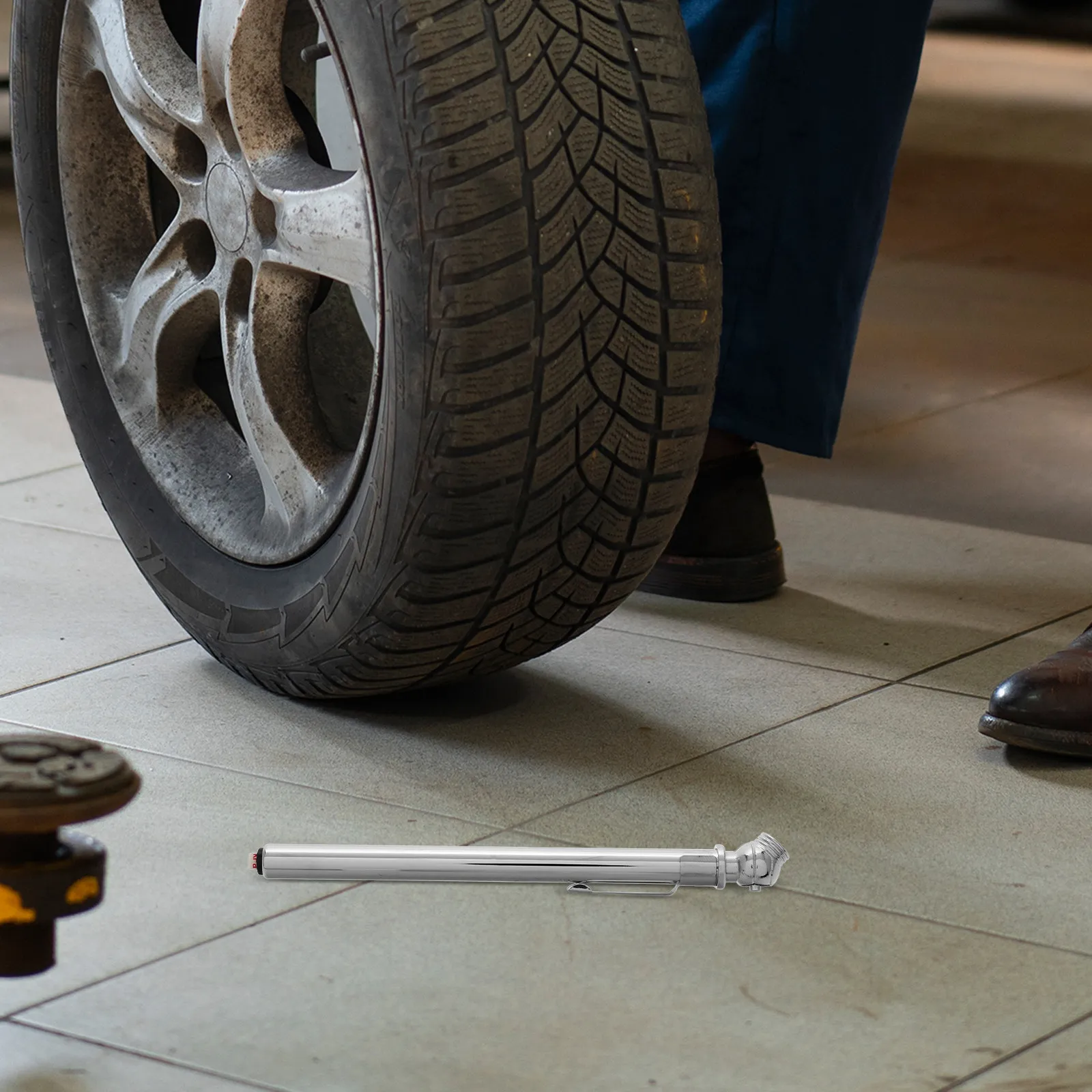 Mini Precision Tire Pressure Gauge Pen Dual Head Analog Air Pressure Measuring Tool for Car Truck Rv Semi Heavy Duty Portable
Mini Precision Tire Pressure Gauge Pen Dual Head Analog Air Pressure Measuring Tool for Car Truck Rv Semi Heavy Duty Portable