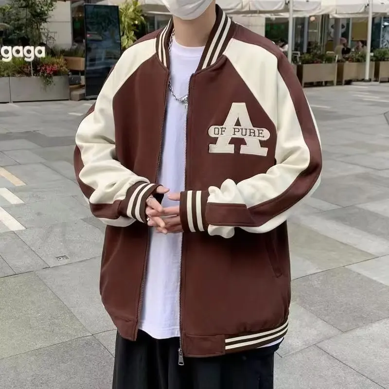 Новая мужская бейсбольная куртка 2026 года на флисовой подкладке с молнией, модная молодежная куртка в стиле колор-блок для старшеклассников
Новая мужская бейсбольная куртка 2026 года на флисовой подкладке с молнией, модная молодежная куртка в стиле колор-блок для старшеклассников