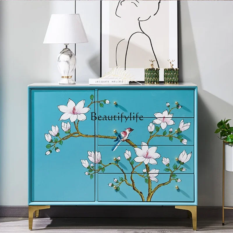 02American solid wood painted retro locker simple drawer cabinet
02American solid wood painted retro locker simple drawer cabinet