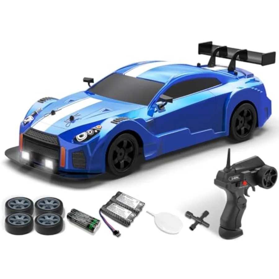 RC Drift Car for Racing and Drifting ABS Plastic Black/Red 1:16 Scale 2.4GHz 4WD with Spray Mist LED Lights Dual Batteries 18km
RC Drift Car for Racing and Drifting ABS Plastic Black/Red 1:16 Scale 2.4GHz 4WD with Spray Mist LED Lights Dual Batteries 18km