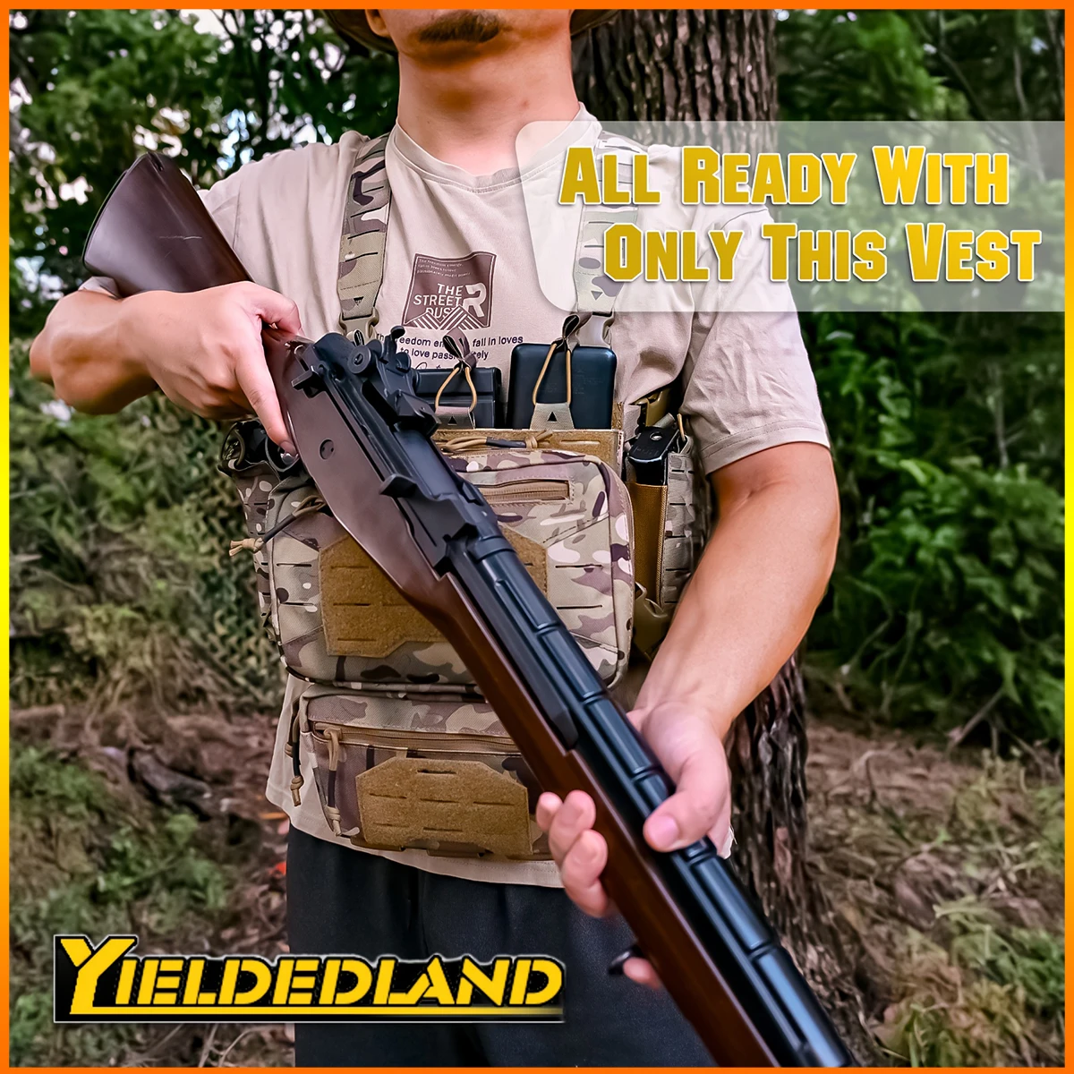 1000D Lightweight Tactical Chest Rig With Mag Pouches Shell Holders Abrasion tear resistant Adjustable and removable nylon strap
1000D Lightweight Tactical Chest Rig With Mag Pouches Shell Holders Abrasion tear resistant Adjustable and removable nylon strap