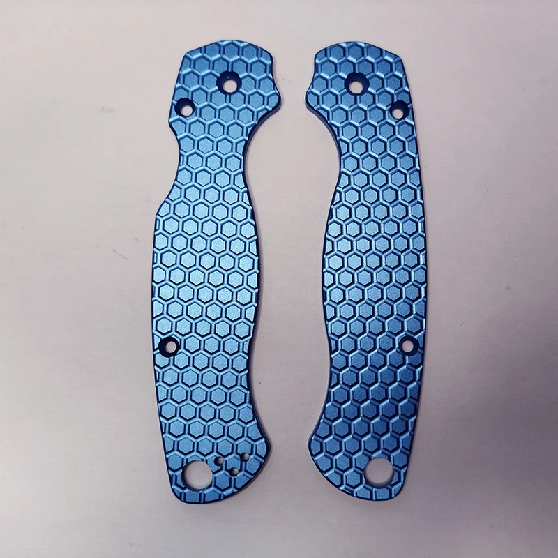 Deep Blue Honeycomb Pattern Knife Aluminum Grip Handle Patches Scales For Spyderco C81 Paramilitary2 Para2 Knives DIY Making
Deep Blue Honeycomb Pattern Knife Aluminum Grip Handle Patches Scales For Spyderco C81 Paramilitary2 Para2 Knives DIY Making
