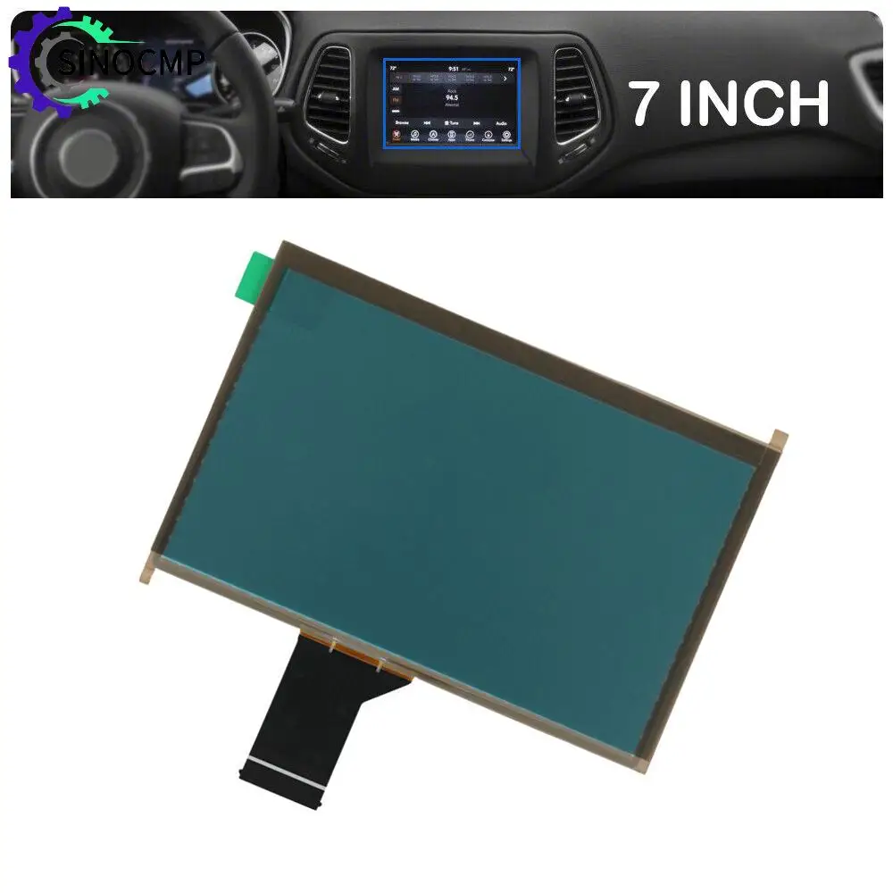 7 Inch LCD Touch Screen TDO-WXGA0700K00033-V2 TDO-WXGA0700K00057-V1 ACT3S5370FPC-A1-E For 2017-20 Jeep Compass Radio Navigation
7 Inch LCD Touch Screen TDO-WXGA0700K00033-V2 TDO-WXGA0700K00057-V1 ACT3S5370FPC-A1-E For 2017-20 Jeep Compass Radio Navigation