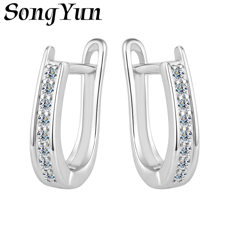 SONGYUN Brand Jewelry 925 Sterling Silver Earrings Moissanite Diamond Drop Party Women 18K Rose Gold Plated MST Patent Earring
SONGYUN Brand Jewelry 925 Sterling Silver Earrings Moissanite Diamond Drop Party Women 18K Rose Gold Plated MST Patent Earring