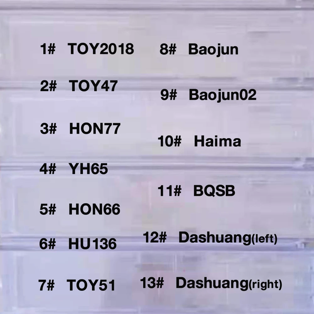 jingyuqin 2 in 1 Original Factory #TOY47 #HON77 #YH65 #HU136 #BQSB #TOY51 #TOY2018 For All Types Pick Tools Lishi
jingyuqin 2 in 1 Original Factory #TOY47 #HON77 #YH65 #HU136 #BQSB #TOY51 #TOY2018 For All Types Pick Tools Lishi