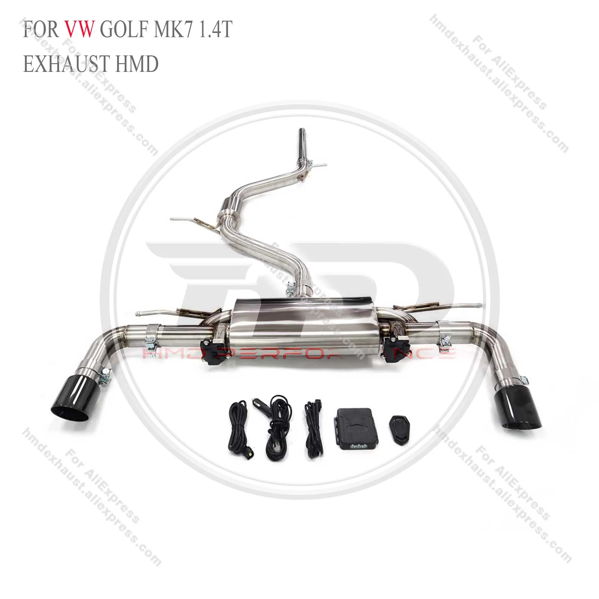 HMD Stainless Steel Exhaust System Performance Catback for VW Volkswagen Golf MK7 1.4T Muffler With Valve
HMD Stainless Steel Exhaust System Performance Catback for VW Volkswagen Golf MK7 1.4T Muffler With Valve
