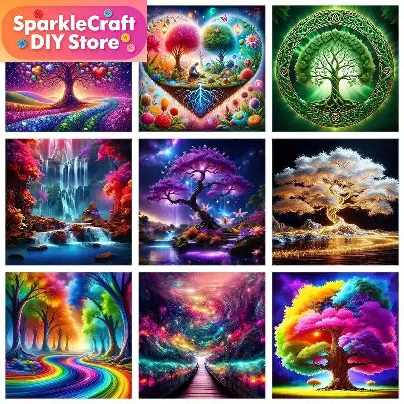 1pc frameless 5d DIY Diamond Painting Colorful Tree Full Square/Round Diamond Embroidery Landscape Mosaic Home Decoration Sal
1pc frameless 5d DIY Diamond Painting Colorful Tree Full Square/Round Diamond Embroidery Landscape Mosaic Home Decoration Sal