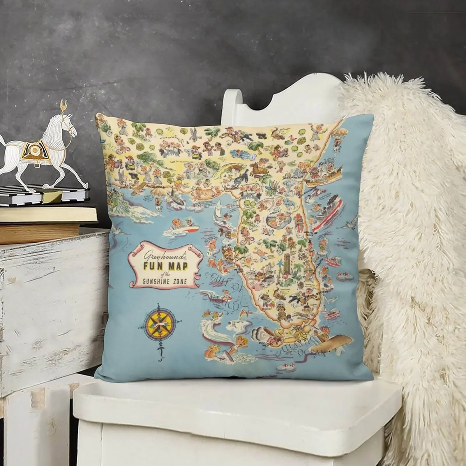 Vintage 1934 Florida map - birthday gift idea for her Throw Pillow Christmas Pillow Covers pillows decor home pillow
Vintage 1934 Florida map - birthday gift idea for her Throw Pillow Christmas Pillow Covers pillows decor home pillow