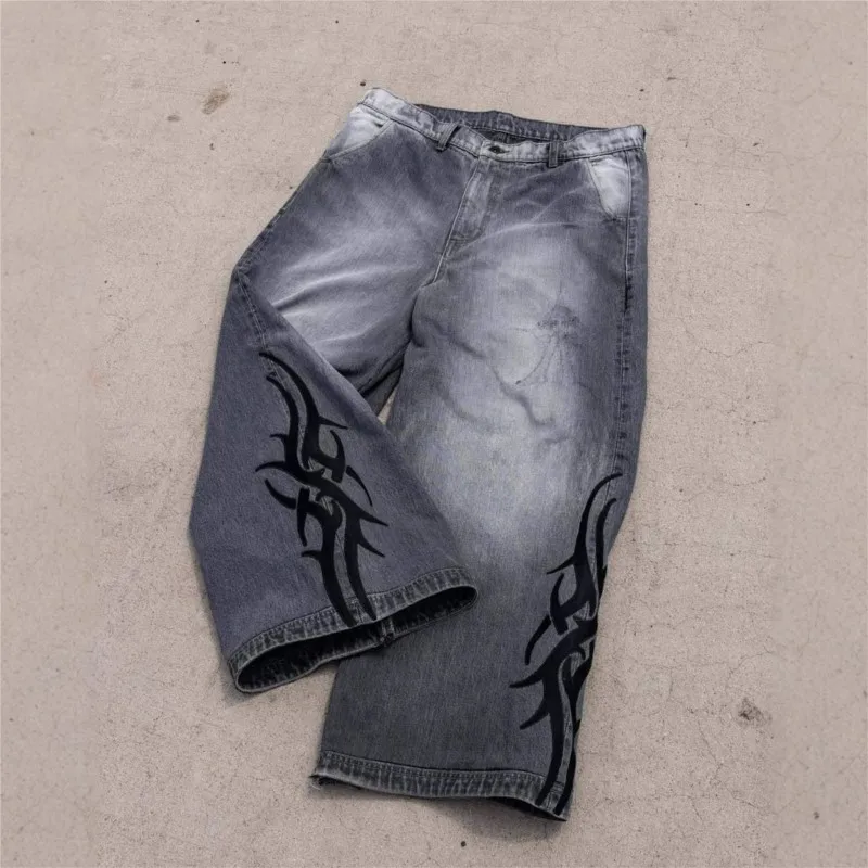 American Fashion Hip Hop Jeans Men Women Street Wide-leg Pants Unisex Loose Casual Jeans High Street Goth Vintage Y2k Trousers
American Fashion Hip Hop Jeans Men Women Street Wide-leg Pants Unisex Loose Casual Jeans High Street Goth Vintage Y2k Trousers