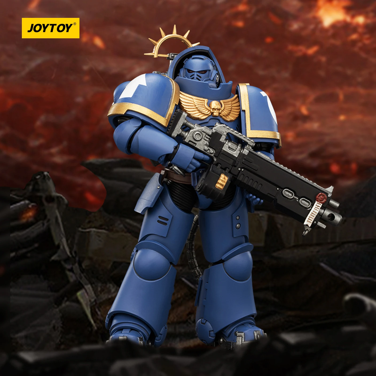 JOYTOY Dark Source Warhammer 40K Sergeant Sevastus Ultramarines Primaris Intercessor 1/18 Action Figure JT03639 with Bolt Rifle & Pistol Fully Articulated Collectible Model Toy
JOYTOY Dark Source Warhammer 40K Sergeant Sevastus Ultramarines Primaris Intercessor 1/18 Action Figure JT03639 with Bolt Rifle & Pistol Fully Articulated Collectible Model Toy