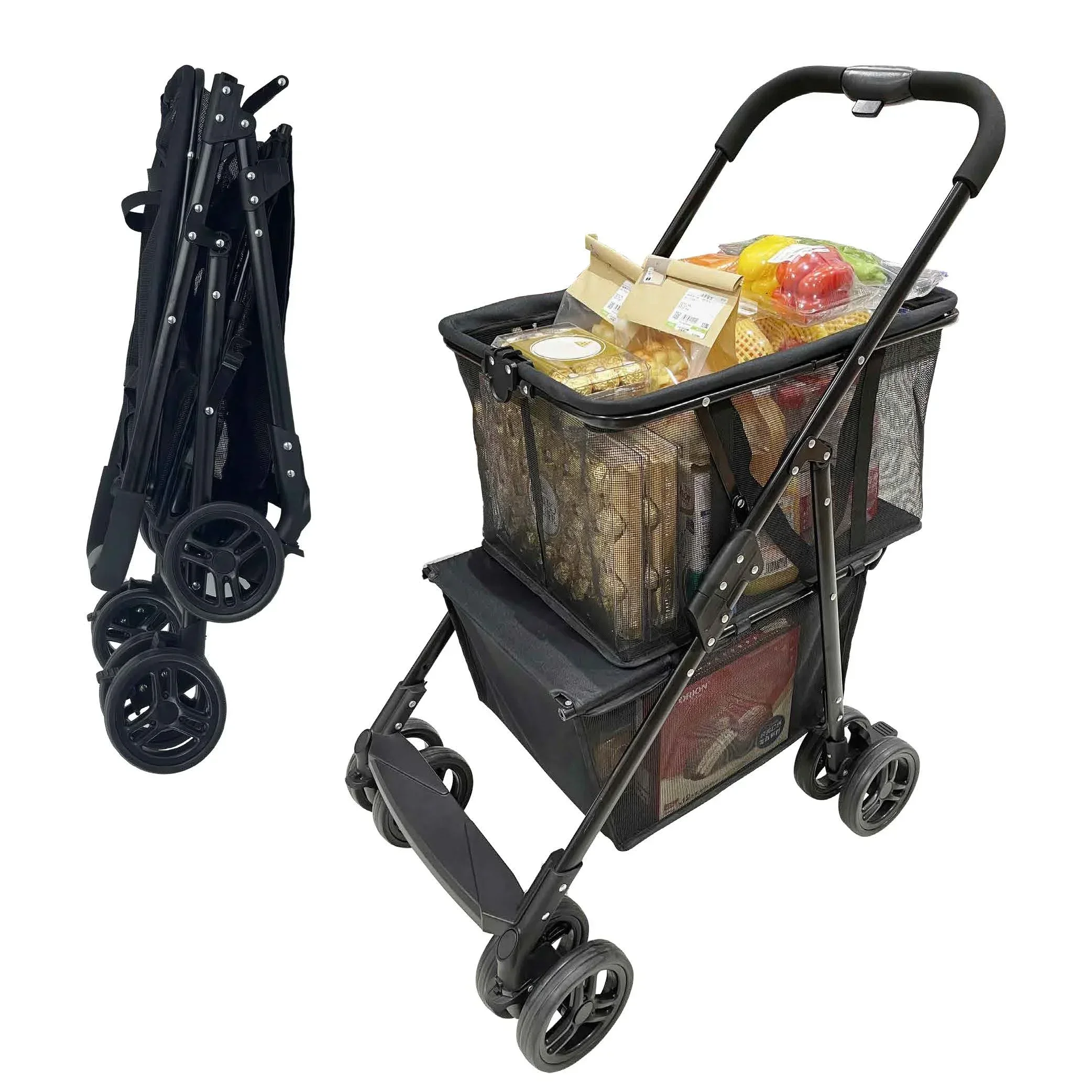 For Shopping Cart 4 Wheels Foldable Suitable for Cats and Dogs To Rest, Camping, Carrying Goods
For Shopping Cart 4 Wheels Foldable Suitable for Cats and Dogs To Rest, Camping, Carrying Goods