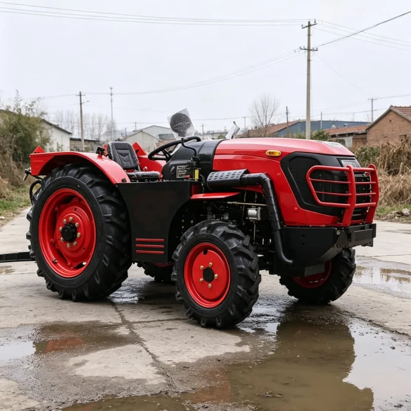 Customized Agricultural Multi-functional Tractor Tillage Machine, 35HP Wheeled Model, Reinforced Four-wheel Rotary Tiller
Customized Agricultural Multi-functional Tractor Tillage Machine, 35HP Wheeled Model, Reinforced Four-wheel Rotary Tiller