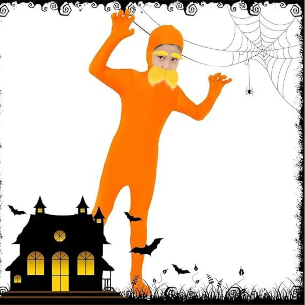 Full Body Jumpsuit Costume Solid Color Fake Eyebrows Open Face Full Bodysuits Casual Fake Mustache Halloween Cosplay Costume
Full Body Jumpsuit Costume Solid Color Fake Eyebrows Open Face Full Bodysuits Casual Fake Mustache Halloween Cosplay Costume