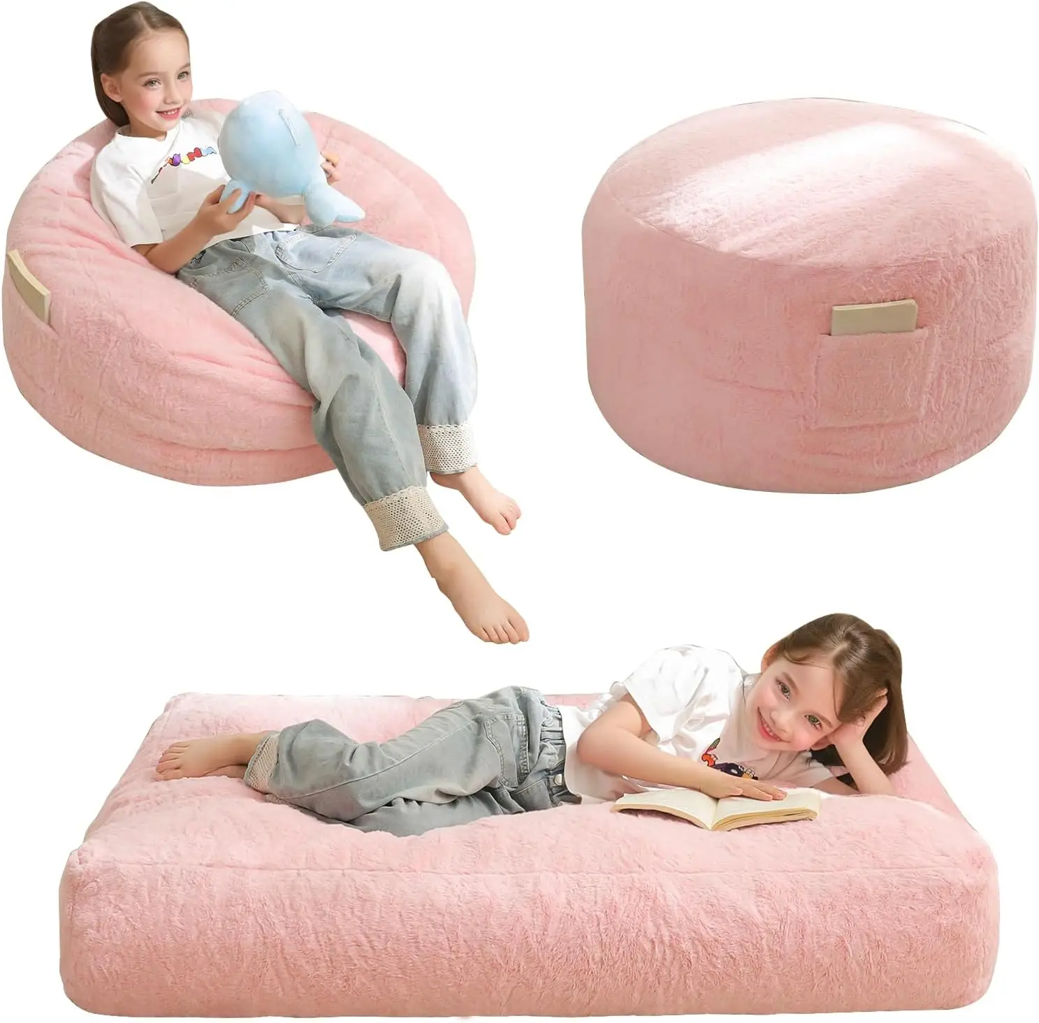Bean Bag Chair Bed For Kids, Convertible Bean Bag Folds From Lazy Chair To Floor Mattr Bed, Stuffed Floor Sofa Couch Sofa Bed
Bean Bag Chair Bed For Kids, Convertible Bean Bag Folds From Lazy Chair To Floor Mattr Bed, Stuffed Floor Sofa Couch Sofa Bed