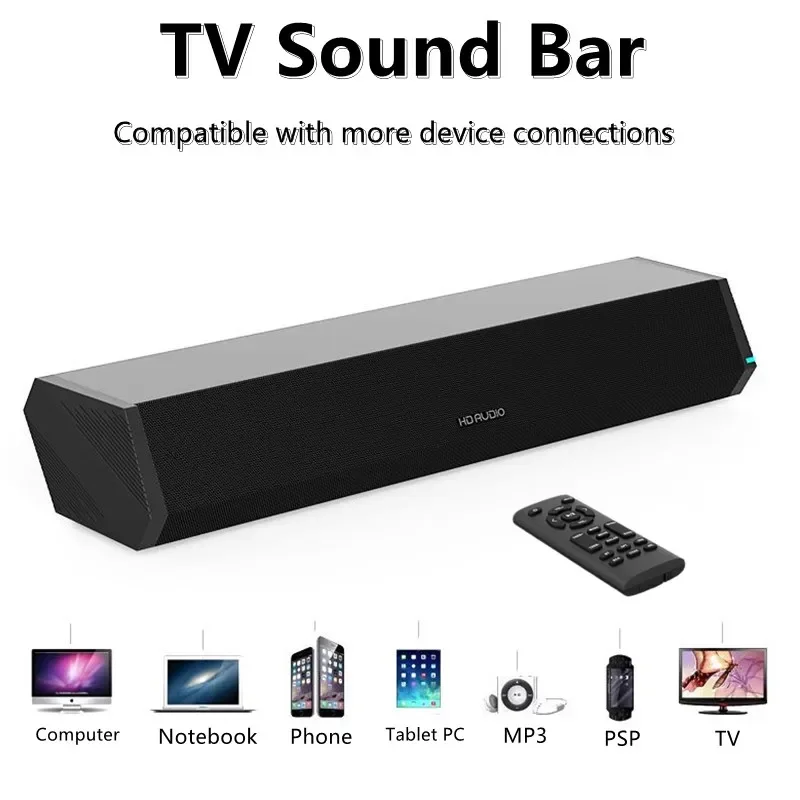 SE07 50W Optical/ARC 2.1 Home Theater TV Sound Bar Bluetooth5.0 Compatibility 3D Surround Wireless Home Surround Stereo Speakers
SE07 50W Optical/ARC 2.1 Home Theater TV Sound Bar Bluetooth5.0 Compatibility 3D Surround Wireless Home Surround Stereo Speakers