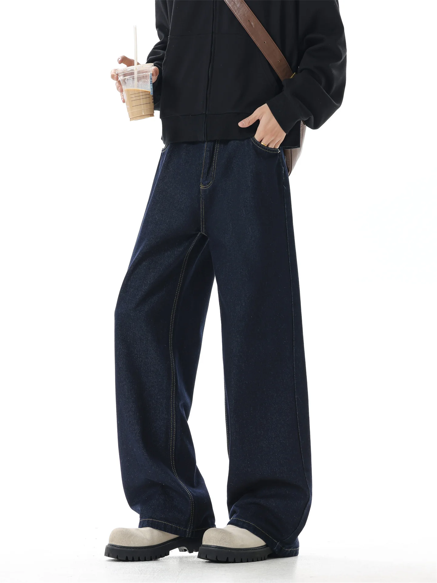 Мужские джинсы Original Color Denim в американском стиле High Street: модные, универсальные, свободного кроя, с широкими штанинами, длинные брюки
Мужские джинсы Original Color Denim в американском стиле High Street: модные, универсальные, свободного кроя, с широкими штанинами, длинные брюки