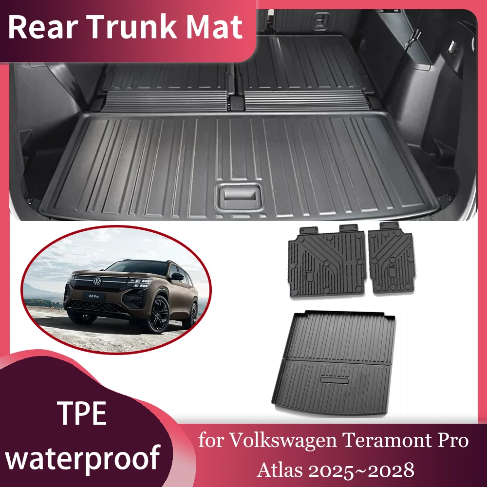 Car Trunk Mat for Volkswagen VW Teramont Pro Atlas 2025~2028 TPE Waterproof Liner Trunk Seat back rear Pad Cargo Tray Accessorie
Car Trunk Mat for Volkswagen VW Teramont Pro Atlas 2025~2028 TPE Waterproof Liner Trunk Seat back rear Pad Cargo Tray Accessorie