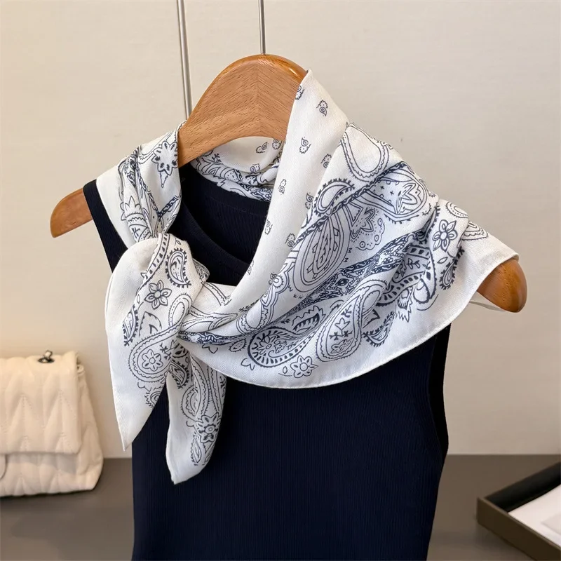 Luxury 70*70cm Cashew Square Scarves For Women Soft Stain Neck Scarf Shawl Warp Elegant Neckerchief Bandanas Paisley Print Hijab
Luxury 70*70cm Cashew Square Scarves For Women Soft Stain Neck Scarf Shawl Warp Elegant Neckerchief Bandanas Paisley Print Hijab