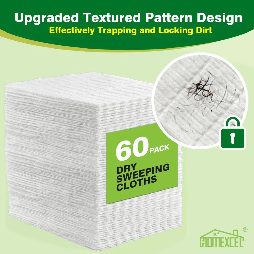 Disposable Dry Sweeping Cloth Pads Compatible with Sweeper Mops Duster Refills for Floor Cleaning and Mopping 8 x 10.4 Inches 64 Count Pack
Disposable Dry Sweeping Cloth Pads Compatible with Sweeper Mops Duster Refills for Floor Cleaning and Mopping 8 x 10.4 Inches 64 Count Pack