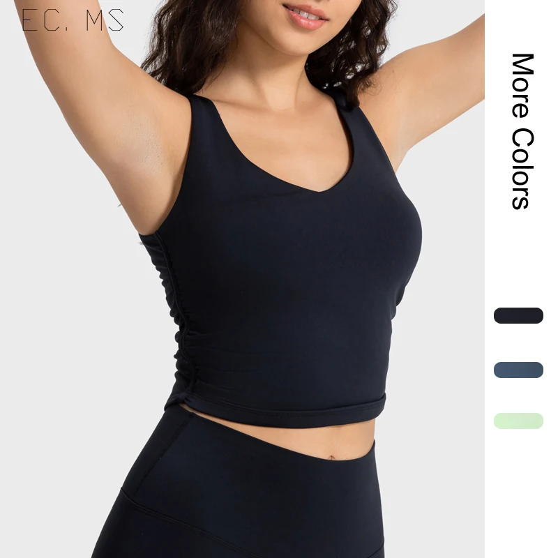 Women Sport Tank Padded Velvet Pleated Waist Heart Collar Gathering Running Yoga GYM Exercise Daily Vest
Women Sport Tank Padded Velvet Pleated Waist Heart Collar Gathering Running Yoga GYM Exercise Daily Vest