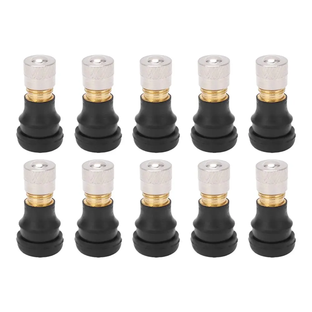 10 PCS Rubber Electric Scooter Vacuum Valve Under 9mm Durable Tubeless Tire Valve Stems for Xiaomi scooter and M365 Pro, etc.
10 PCS Rubber Electric Scooter Vacuum Valve Under 9mm Durable Tubeless Tire Valve Stems for Xiaomi scooter and M365 Pro, etc.