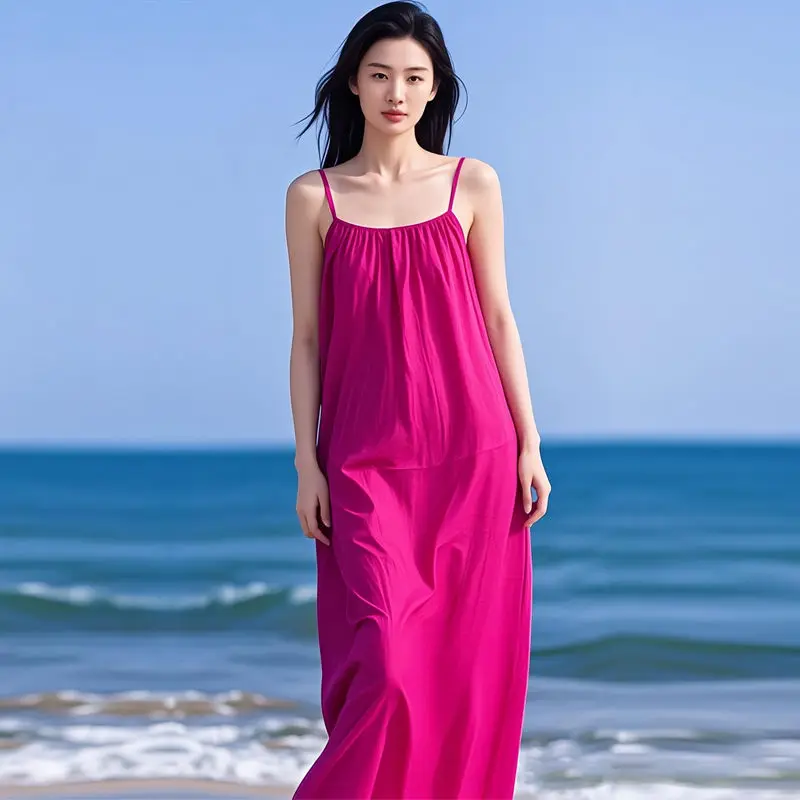 Sweet O-Neck Spliced Printed Folds Slip Dress Female Clothing Summer New Loose Young Style Sleeveless Dress
Sweet O-Neck Spliced Printed Folds Slip Dress Female Clothing Summer New Loose Young Style Sleeveless Dress