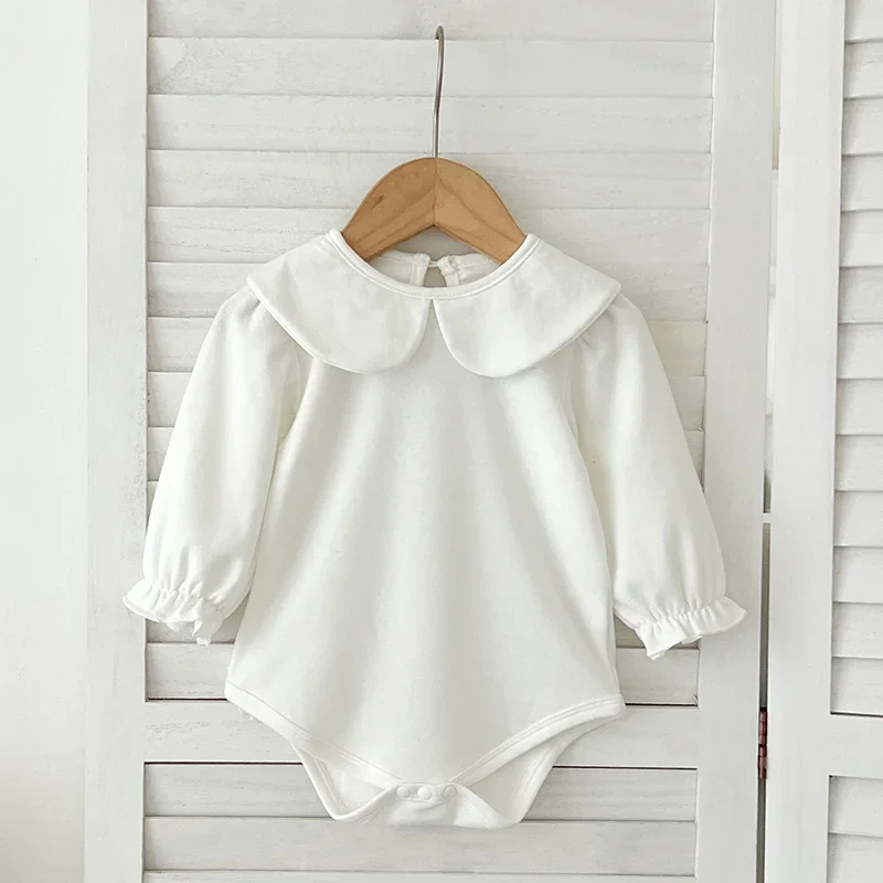 2025 Spring Newborn Romper Baby Girl Jumpsuit Long Sleeved Solid Color Cotton Splicing Toddler Baby Girl Romper Children Clothes
2025 Spring Newborn Romper Baby Girl Jumpsuit Long Sleeved Solid Color Cotton Splicing Toddler Baby Girl Romper Children Clothes