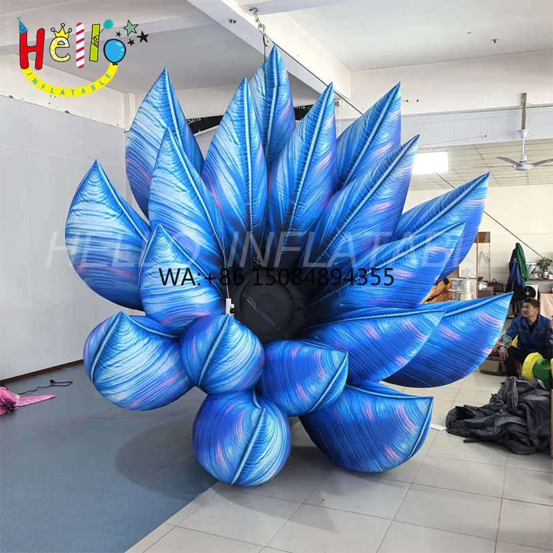 Stunning Giant Blue Lotus Inflatable with Vibrant Gradient Petals and a Striking Artistic Design.
Stunning Giant Blue Lotus Inflatable with Vibrant Gradient Petals and a Striking Artistic Design.