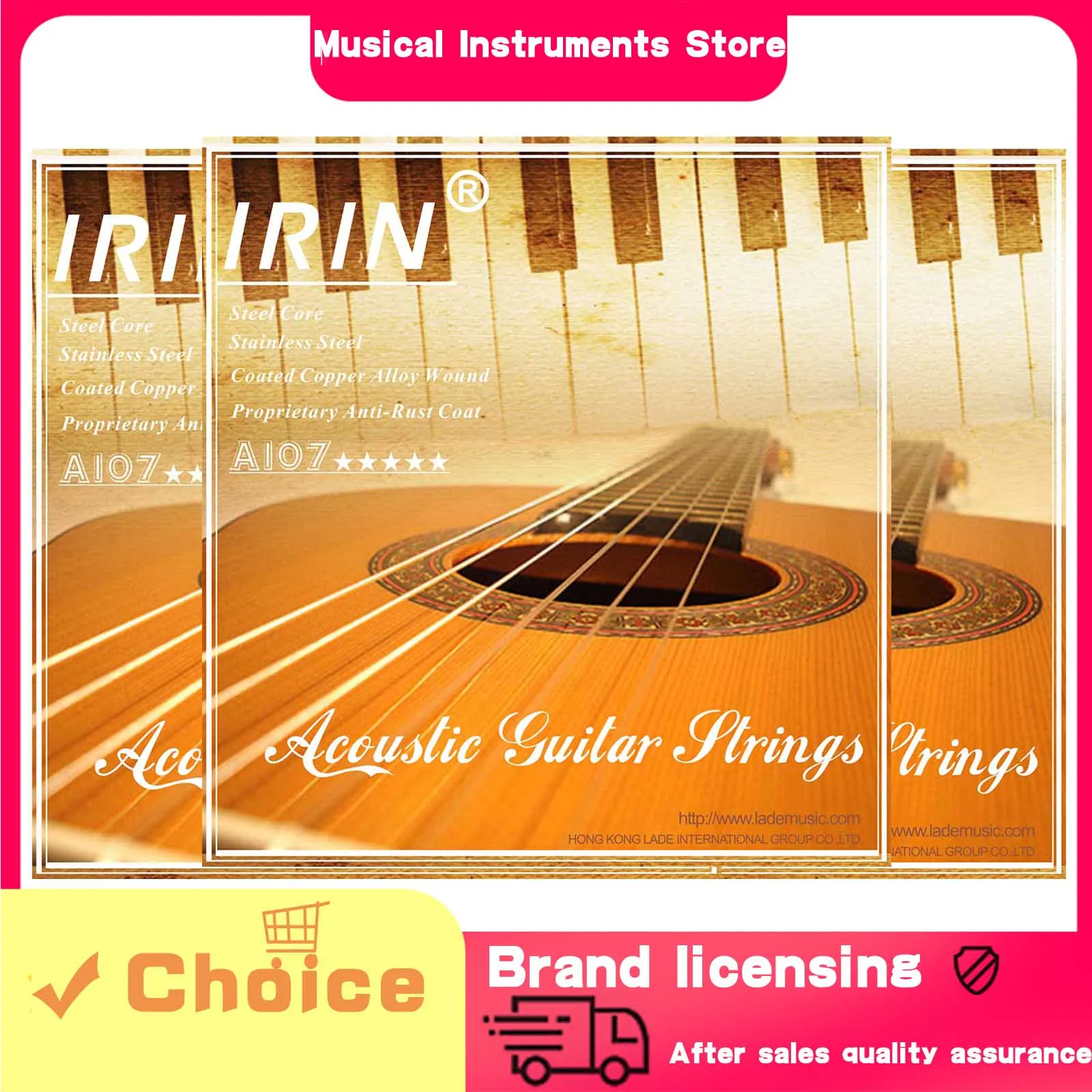IRIN фолк-гитарные струны A107, сменные струны для акустической гитары из латунного сплава, профессиональный струнный инструмент, аксессуар для гитары
IRIN фолк-гитарные струны A107, сменные струны для акустической гитары из латунного сплава, профессиональный струнный инструмент, аксессуар для гитары
