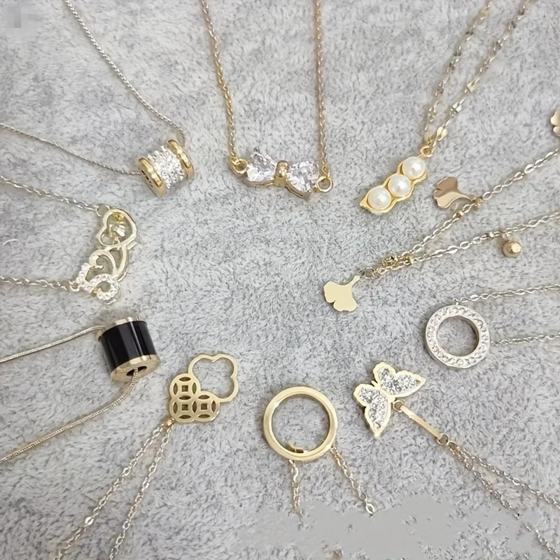 10/20/30/50Pcs/Lot Classic Minimalist Women's Stainless Steel Necklace, Fashion Elegant Daily Party Jewelry Accessories
10/20/30/50Pcs/Lot Classic Minimalist Women's Stainless Steel Necklace, Fashion Elegant Daily Party Jewelry Accessories