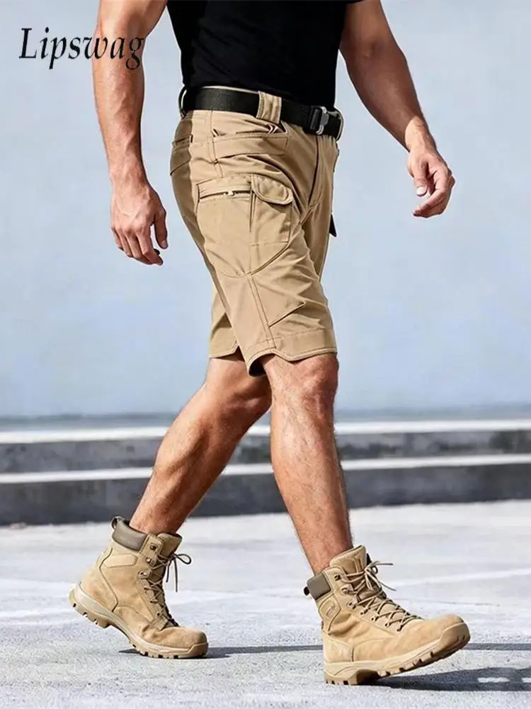 Outdoor Casual Breathable Quick-dry Shorts Mens Fashion Multi Pockets Straight Cargo Shorts 2026 Summer Men Daily Leisure Shorts
Outdoor Casual Breathable Quick-dry Shorts Mens Fashion Multi Pockets Straight Cargo Shorts 2026 Summer Men Daily Leisure Shorts
