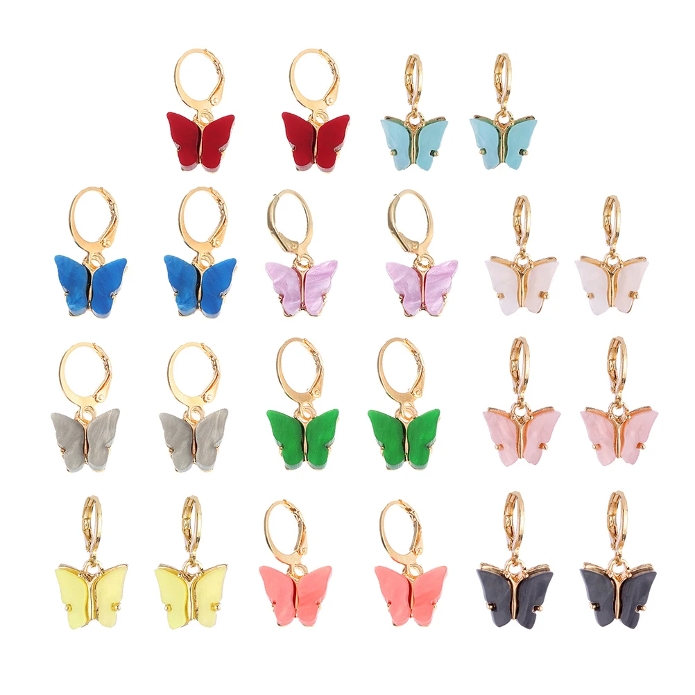Butterfly Earrings Alloy Acrylic Lovely Eardrop Women Studs Jewelry Fashion Accessory Durable Unique Design Fade
Butterfly Earrings Alloy Acrylic Lovely Eardrop Women Studs Jewelry Fashion Accessory Durable Unique Design Fade