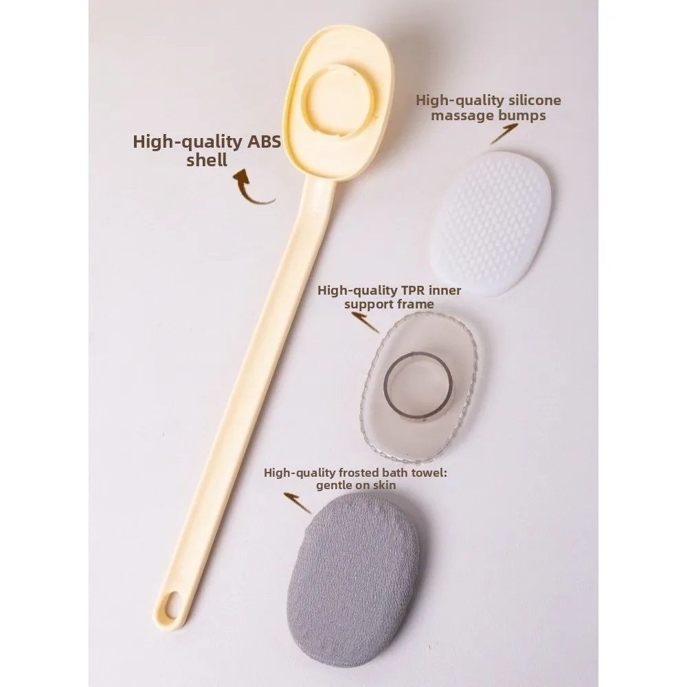 Long Handle Bath Shower Brush Coarse/Fine Sand Lightweight Exfoliating Brush Universal Durable Back Scrubber Brush Shower
Long Handle Bath Shower Brush Coarse/Fine Sand Lightweight Exfoliating Brush Universal Durable Back Scrubber Brush Shower