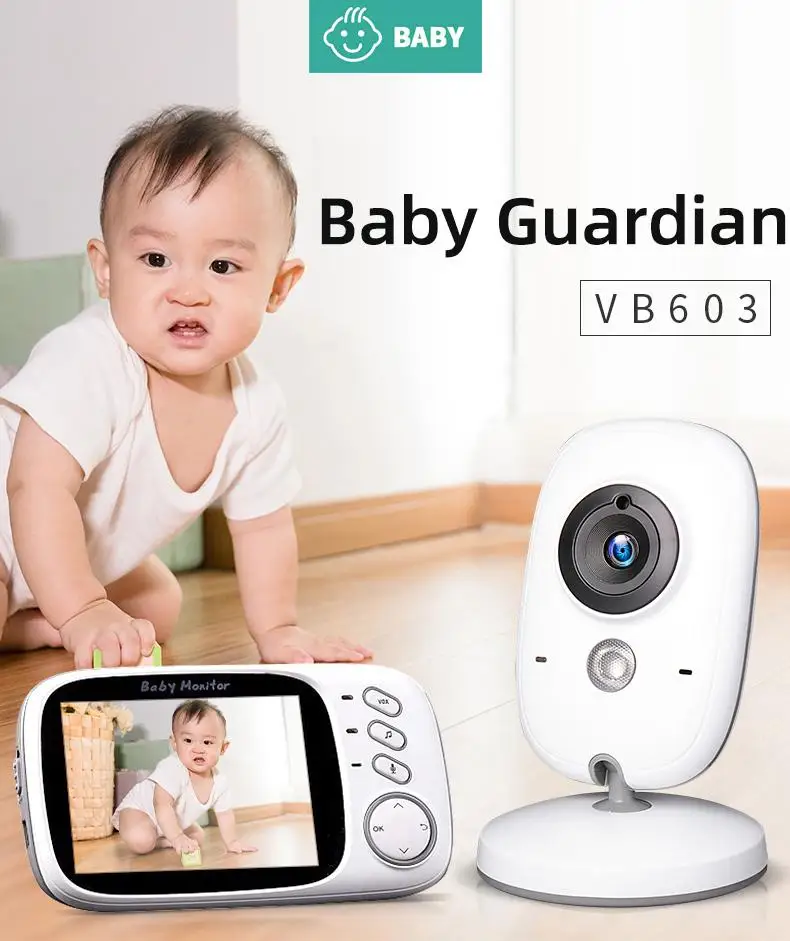 New VB603 Wireless Baby Monitor Baby Care Monitor HD Night Vision Two-Way Voice intercom Easy To Accompany Multiple Ianguages
New VB603 Wireless Baby Monitor Baby Care Monitor HD Night Vision Two-Way Voice intercom Easy To Accompany Multiple Ianguages