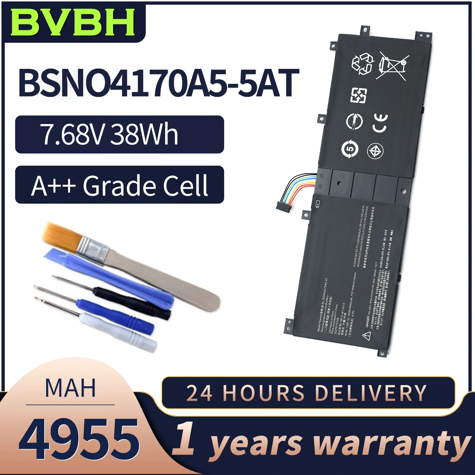 BVBH BSNO4170A5-5AT for Lenovo Miix 510-12ISK 520-12IKB Laptop Battery BSNO4170A5-LH Computer Battery X520
BVBH BSNO4170A5-5AT for Lenovo Miix 510-12ISK 520-12IKB Laptop Battery BSNO4170A5-LH Computer Battery X520