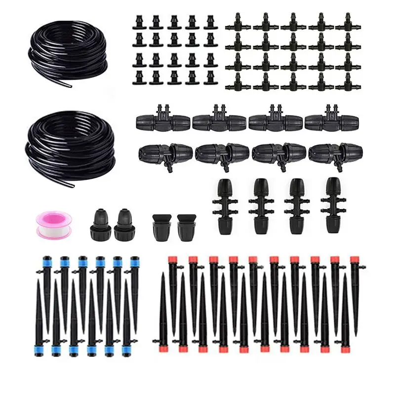 A67P-Drip Irrigation Kit Garden Improved Push-To-Connect Adjustable Drip Irrigation System For Raised Beds, Greenhouse
A67P-Drip Irrigation Kit Garden Improved Push-To-Connect Adjustable Drip Irrigation System For Raised Beds, Greenhouse