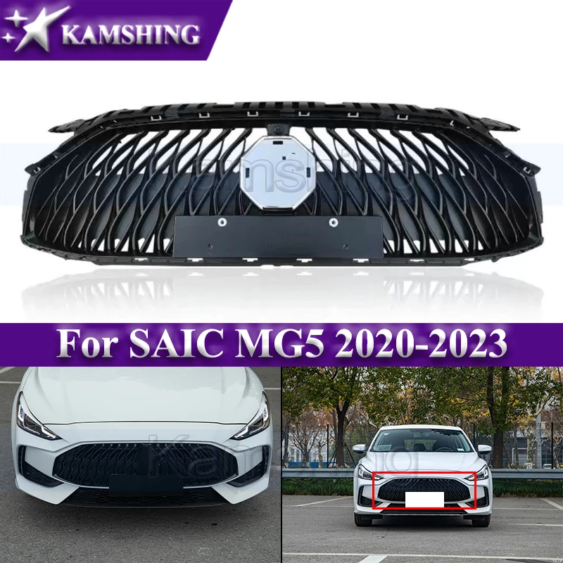 Kamshing Front Bumper Grill Mask Radiator Grille For SAIC MG5 2020-2023 Racing Grills without logo
Kamshing Front Bumper Grill Mask Radiator Grille For SAIC MG5 2020-2023 Racing Grills without logo