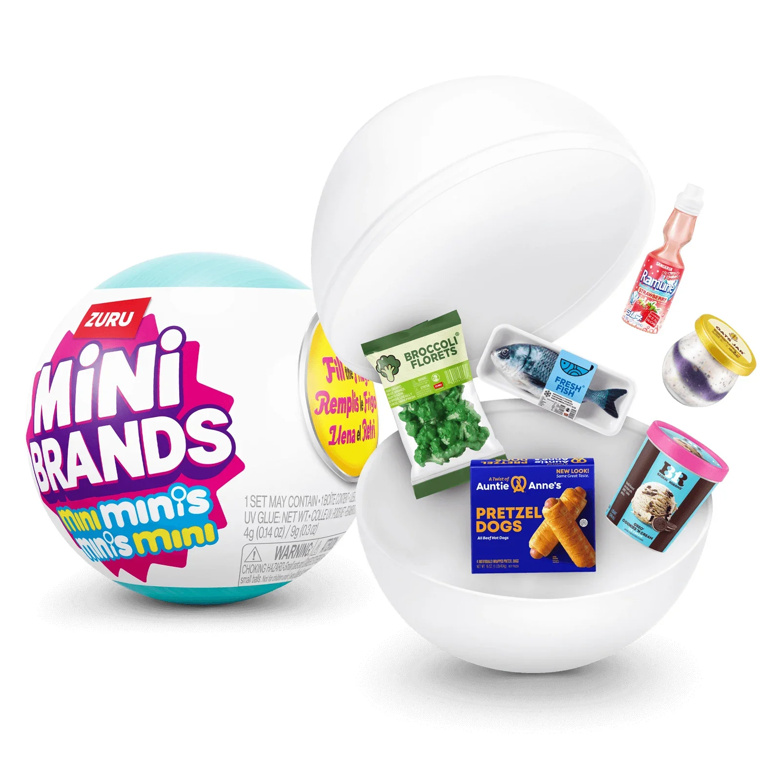 ZURU Mini Fridge Surprise Ball Figure Delicious Food Mystery Blind Box Mini Brands Miniature Collectible Ornaments Kids Gift Toy
ZURU Mini Fridge Surprise Ball Figure Delicious Food Mystery Blind Box Mini Brands Miniature Collectible Ornaments Kids Gift Toy