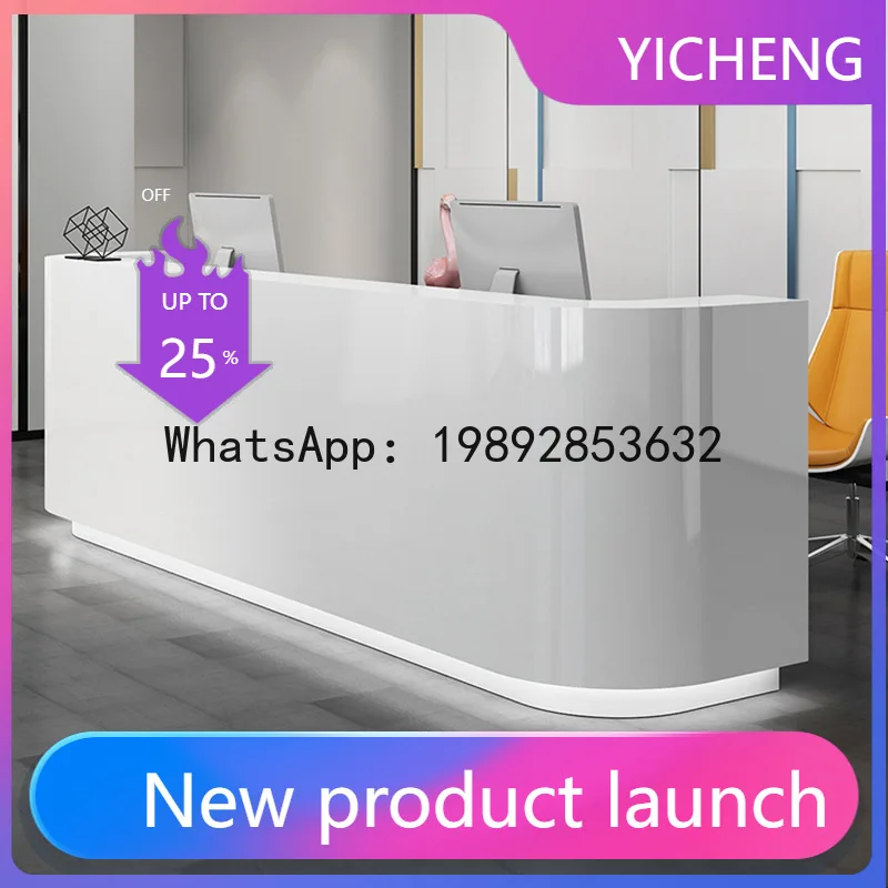 Hys reception desk service desk lacquer finish beauty salon checkout counter
Hys reception desk service desk lacquer finish beauty salon checkout counter