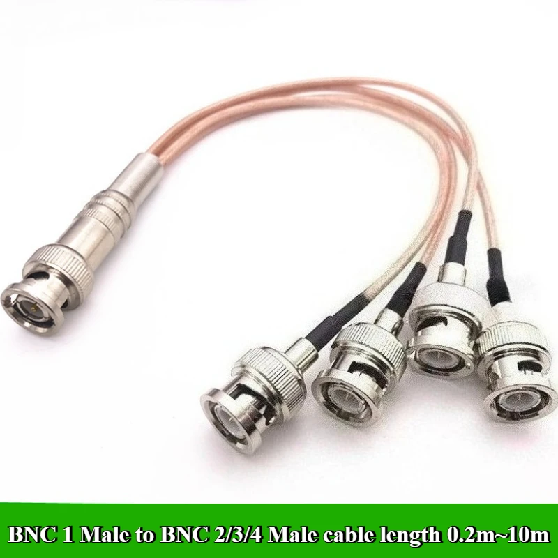 RG316 BNC 1 Male to BNC 2/3/4 Male Plug RF Coaxial Connector Pigtail Jumper Cable 0.2m/0.3/0.4/0.5/0.6/1/1.5/2/3/4/5/6/7/8/9/10m
RG316 BNC 1 Male to BNC 2/3/4 Male Plug RF Coaxial Connector Pigtail Jumper Cable 0.2m/0.3/0.4/0.5/0.6/1/1.5/2/3/4/5/6/7/8/9/10m